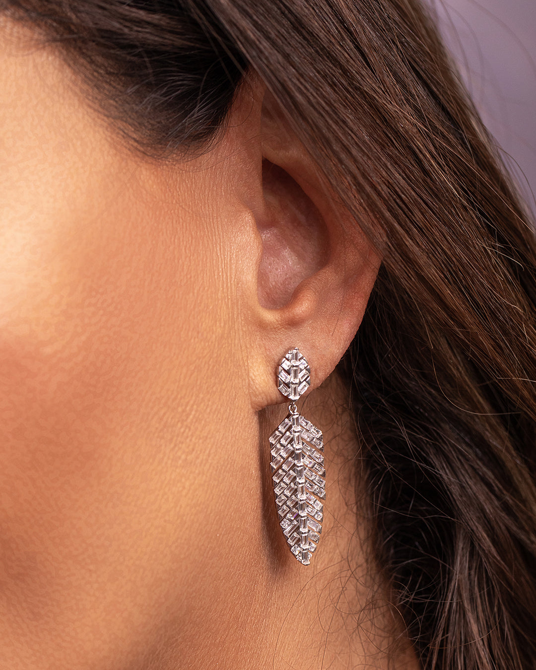 SooSilkyGems LEAVES EARRINGS