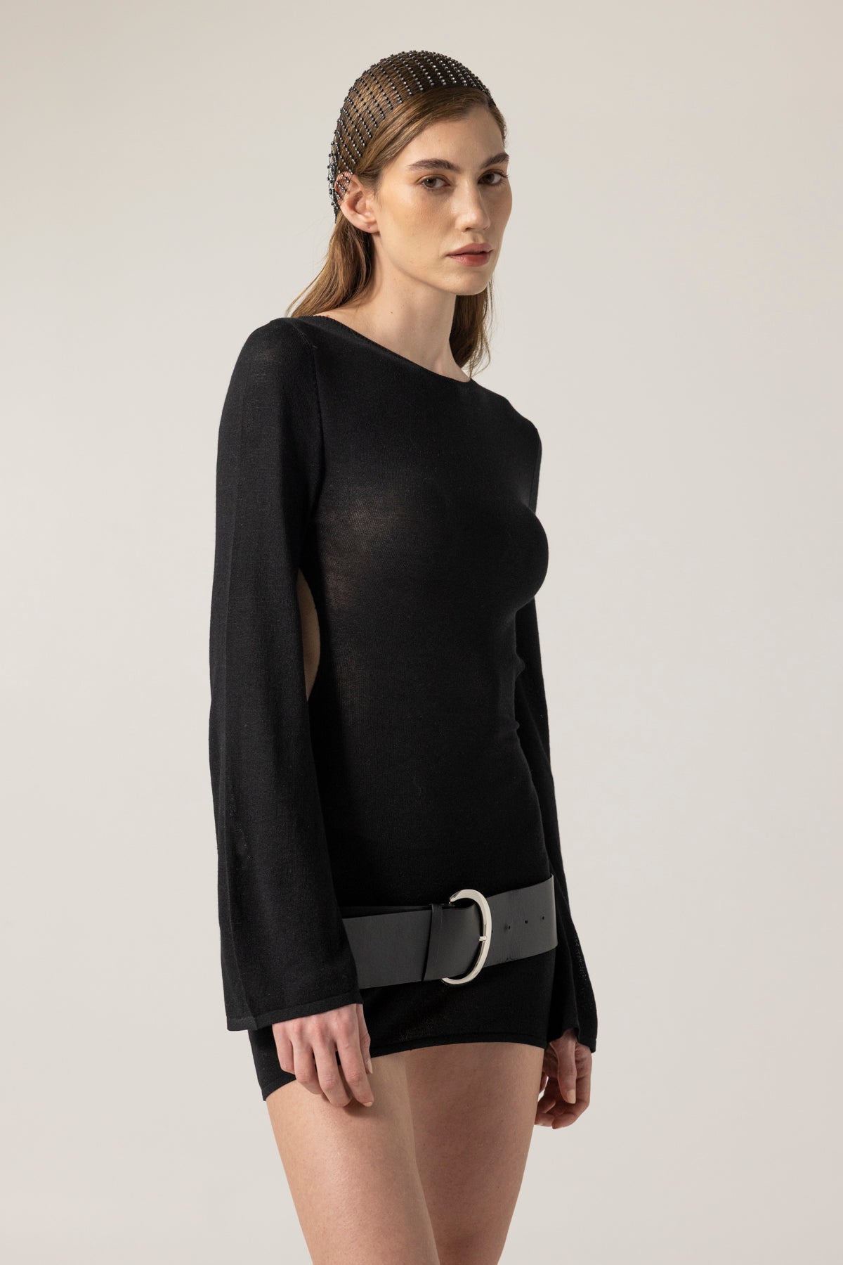 ROTCO Delias Siyah Mini Elbise