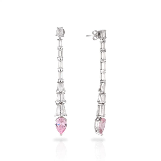 Soo Silky Blush Pink Gleam Collection Earing SLKSOOS 011 EAR PINK