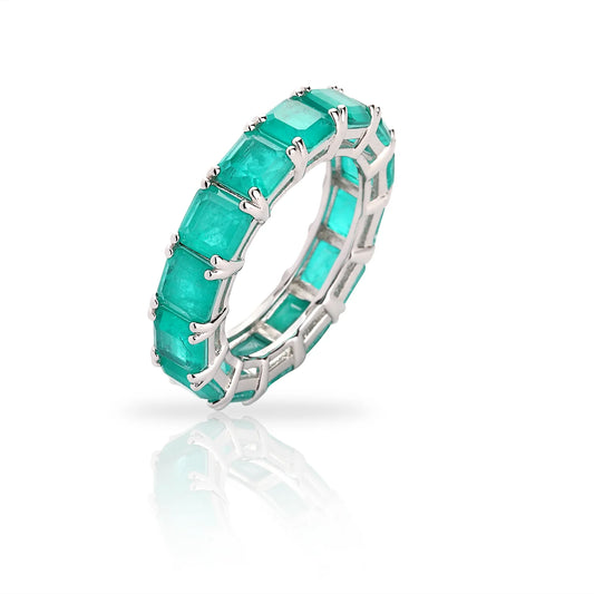 Soo Silky Light Turquoise Gleam Collection Ring SLKSOOS022 RNG PARAIBA