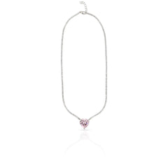 Soo Silky Blush Pink Gleam Collection Necklace SOOSSLK001 PNK