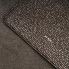 Matriarqe Nova Large Shoulder Bag in Suede - Mocha Brown