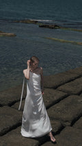 Two's Touch Eleanor Dress White