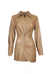 Two's Touch Hera Leather Dress (Limited Edition)