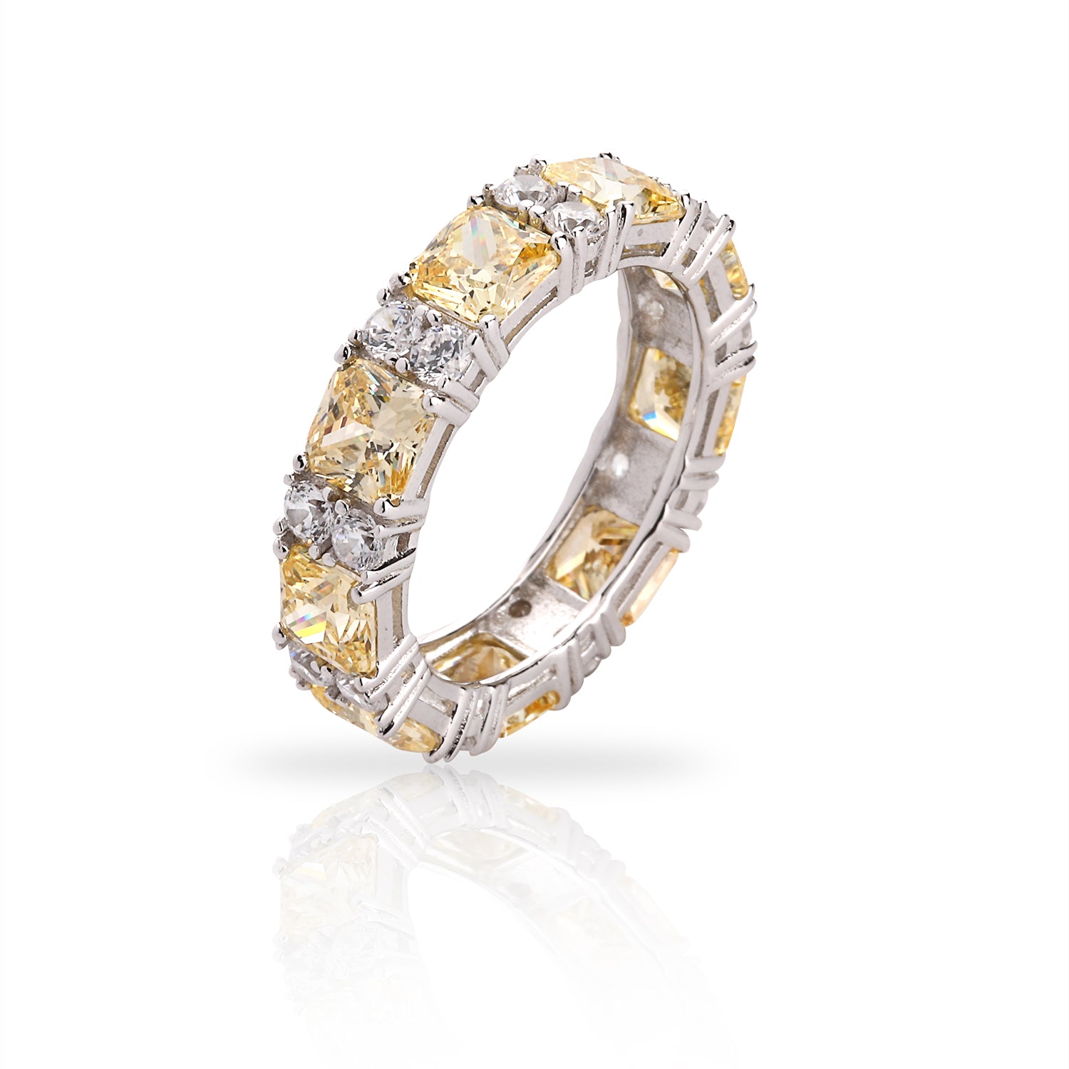 SooSilkyGems BICOLOR WEDDING RING