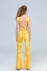 Wear Three Points Orange Hera Trousers