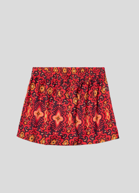 Ventotto Bacio Shorts in Burgundy