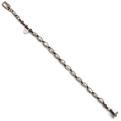 Mey Atelier Zetts – Oxide Silver Men's Bracelet