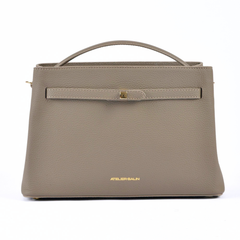 Atelier Galin Cube Lock Bag - Mink