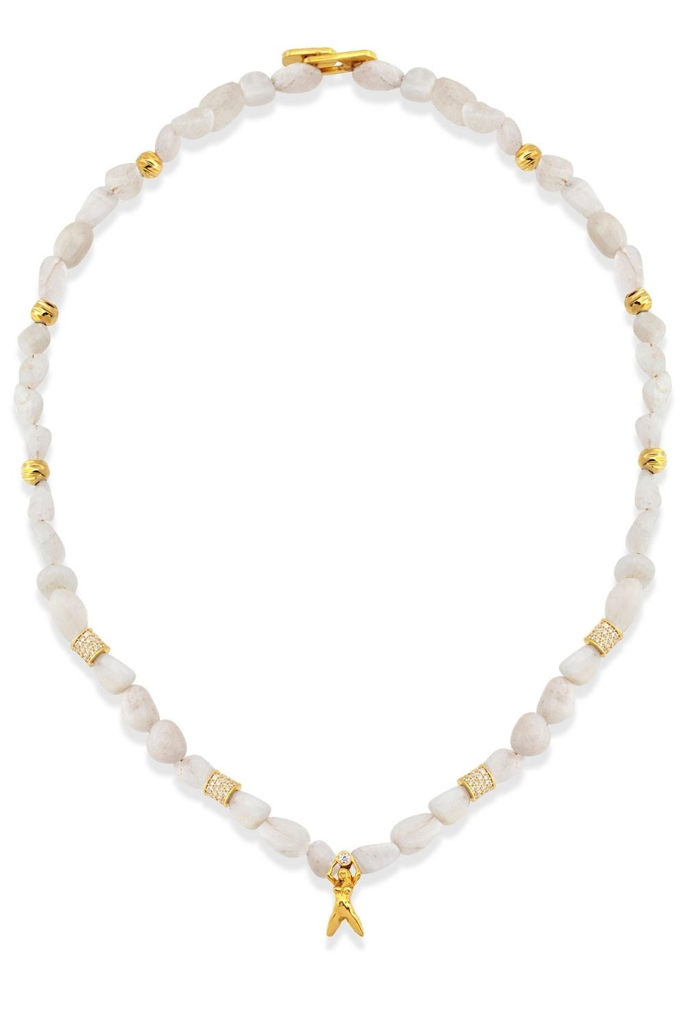 Pia Yuli High Jewelry Moonstone feminine energy necklace