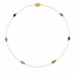 Chaseldor Blanche Natural Stone Necklace