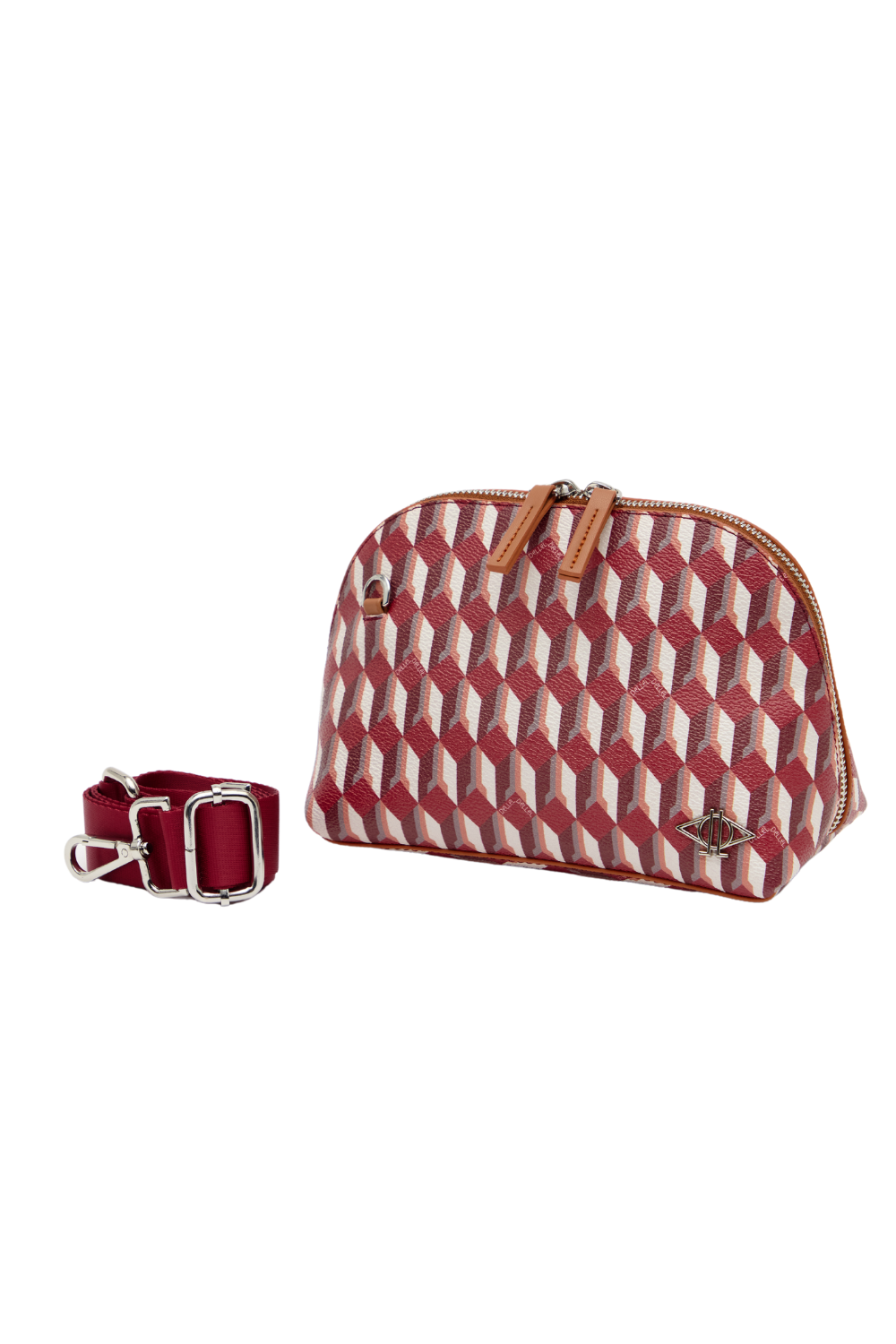Dellel Deri Burgundy Capri Bag
