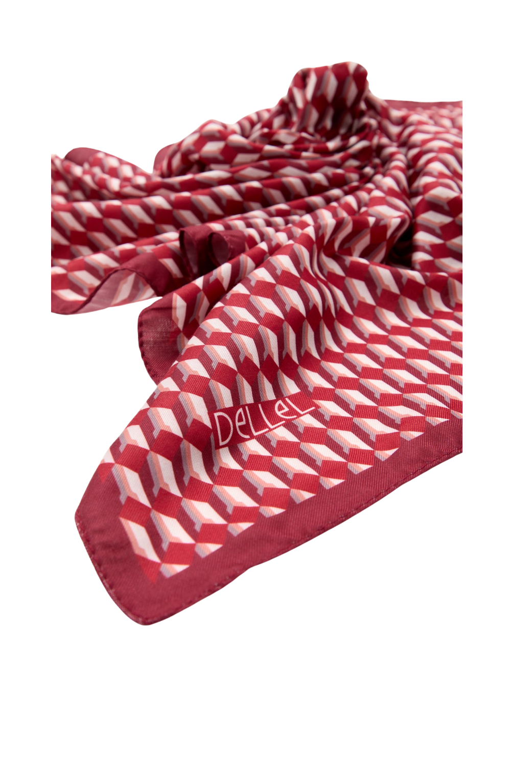 Dellel Deri Burgundy Freesia Scarf