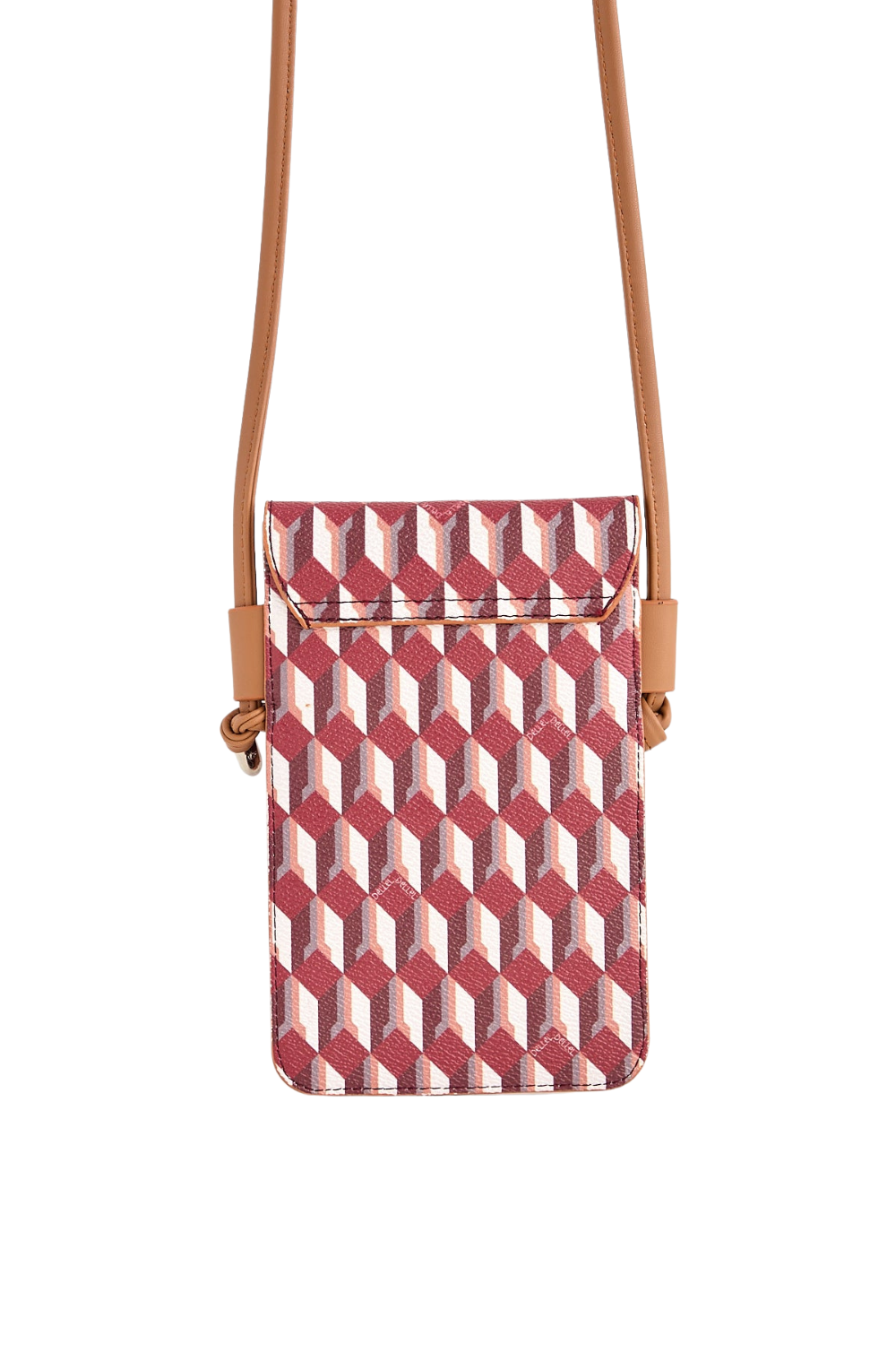 Dellel Deri Claret Red Helion Phone Bag