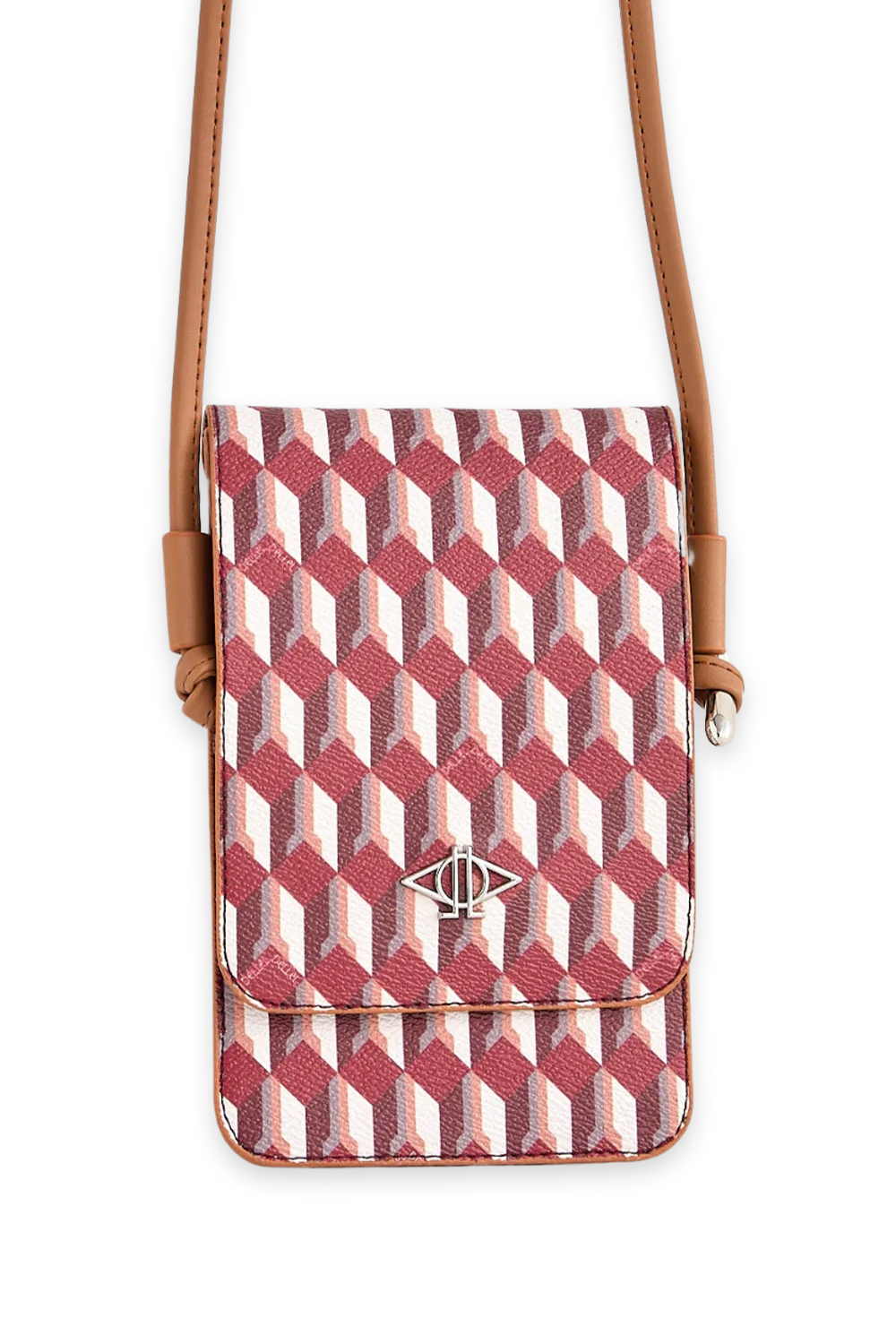 Dellel Deri Claret Red Helion Phone Bag