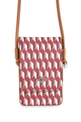 Dellel Deri Claret Red Helion Phone Bag