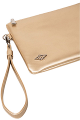 Dellel Deri Bronz Yaya Clutch
