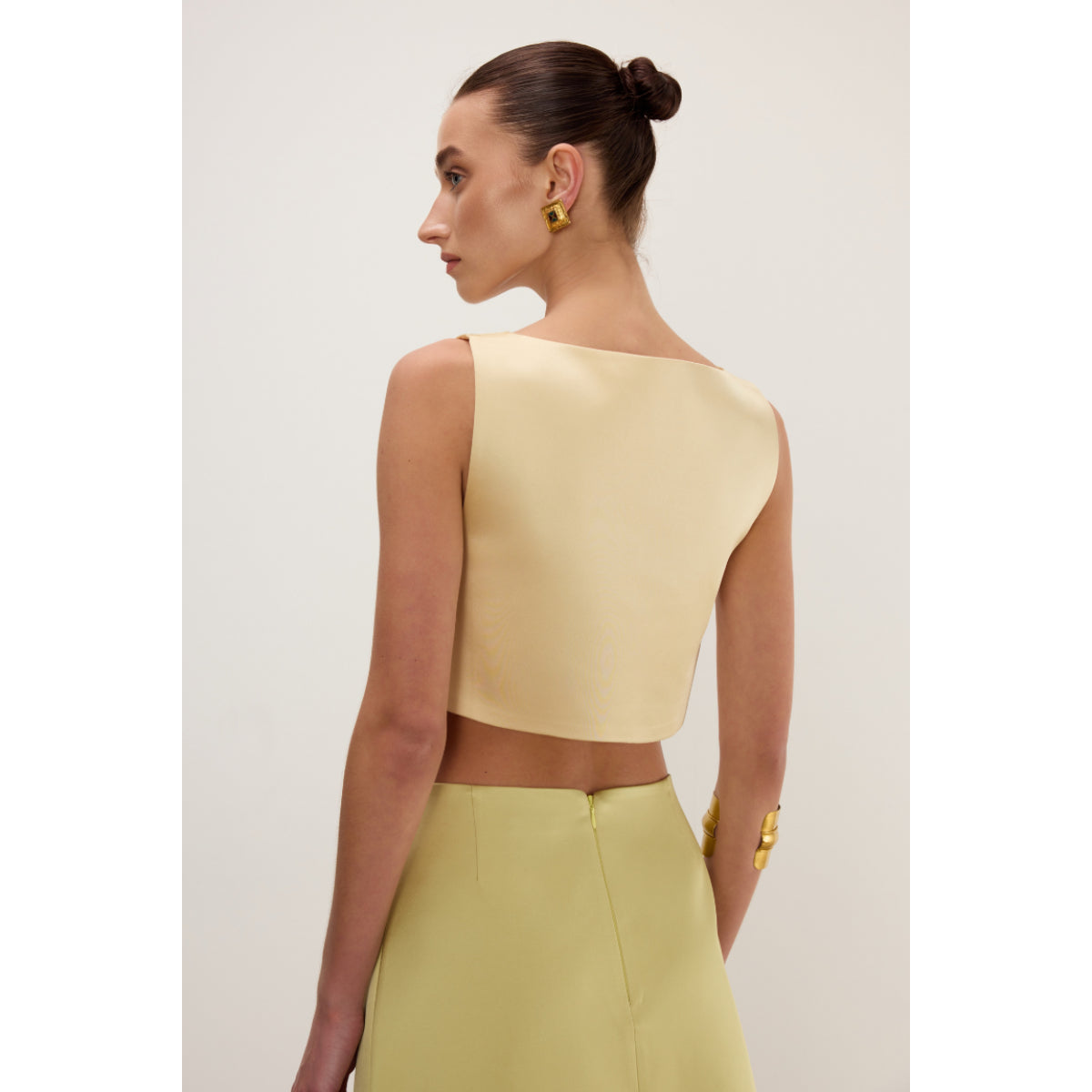 Saléa BUTTER ZIPPER TOP