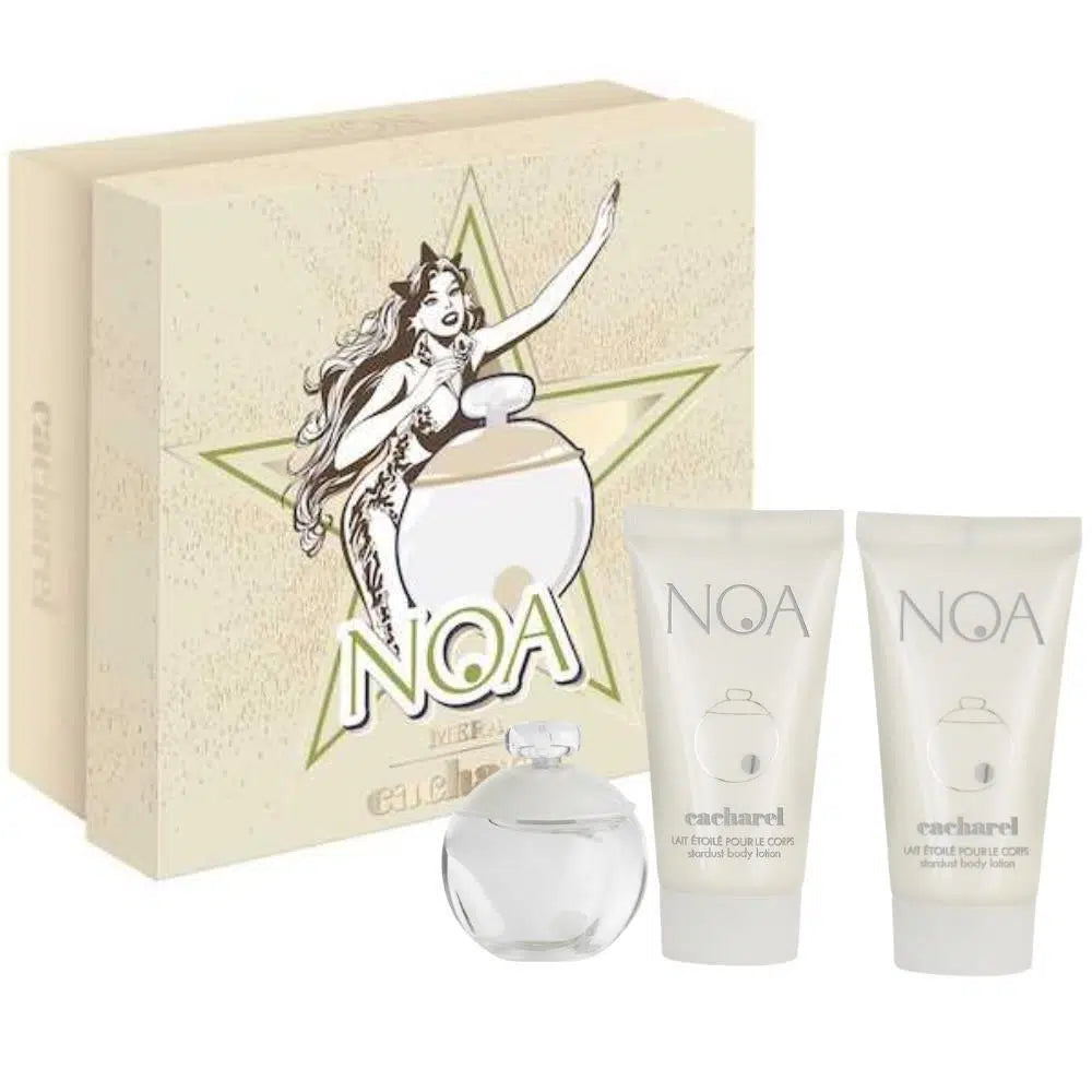 Cacharel Noa EDT 100 ml + 2x50 ml Body Lotion Women's Perfume Set