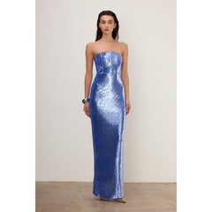 Saléa CHARLOTTE SEQUIN ICE BLUE MAXI