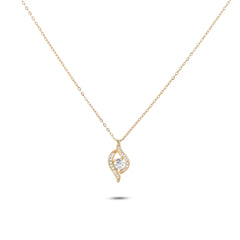 Chaseldor Minimal Akış Altın Kolye