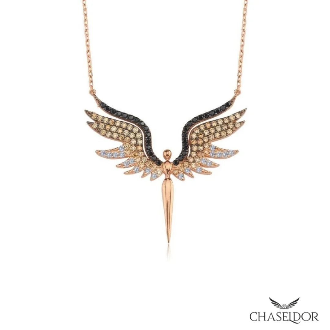 Chaseldor Michael Sword Necklace with Zircon Stone