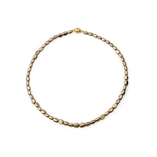 Chaseldor Miel Gold Color Natural Stone Women's Necklace