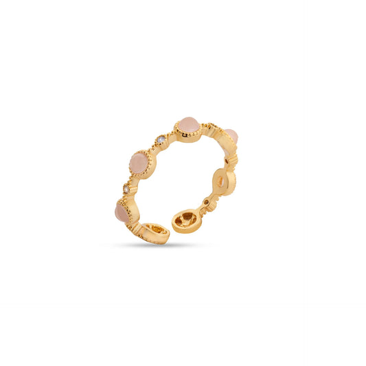 Chaseldor Pink Stone Mini Ring