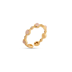 Chaseldor Pink Stone Mini Ring