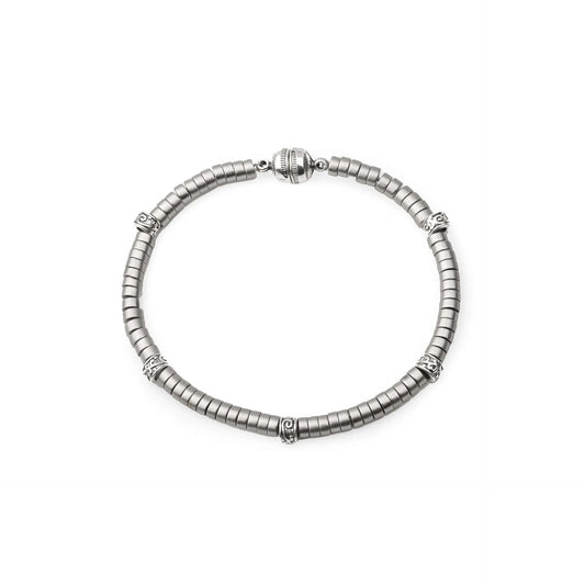 Chaseldor Onsra Gray Natural Stone Men's Bracelet