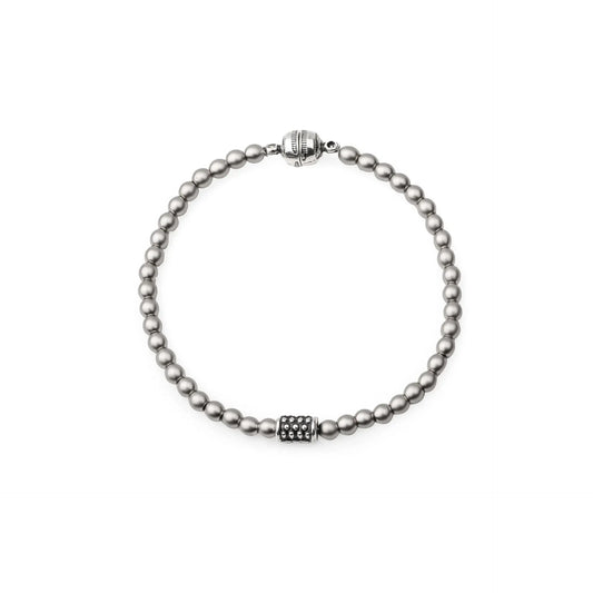 Chaseldor Nova Gray Natural Stone Men's Bracelet