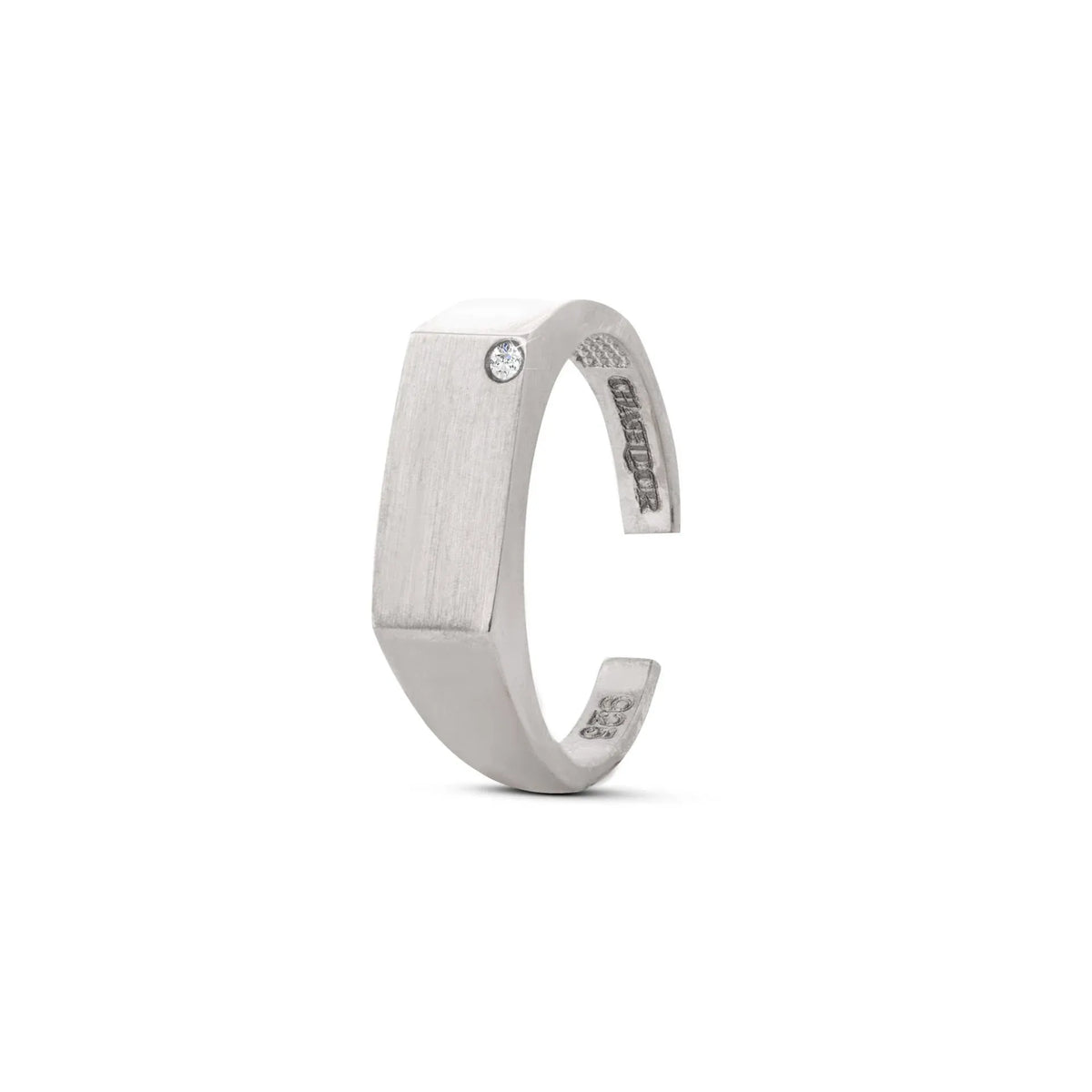Chaseldor Enric Gold Plated 925 Sterling Silver Men's Ring