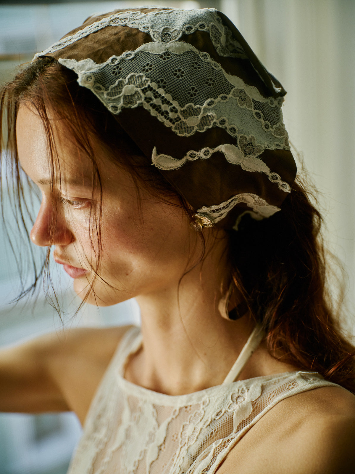 WAYT Dancer's Spirit Lace-Appliqué Bandana