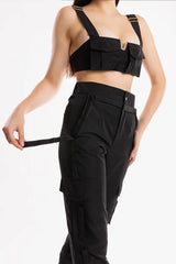 RAMMÈ Raider Pant with Animal Print Fur