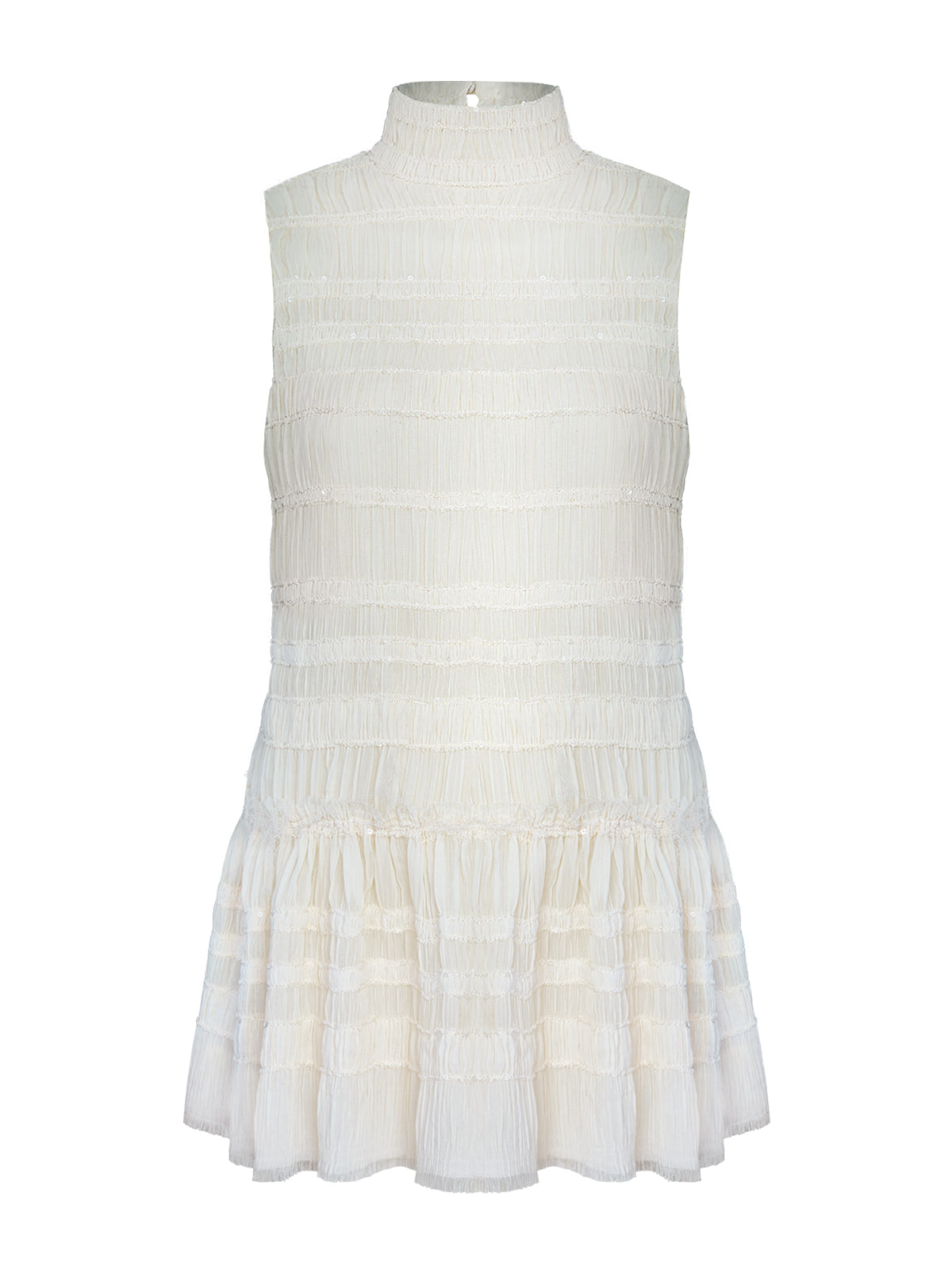 WAYT Échappé Crinkle Chiffon Dress