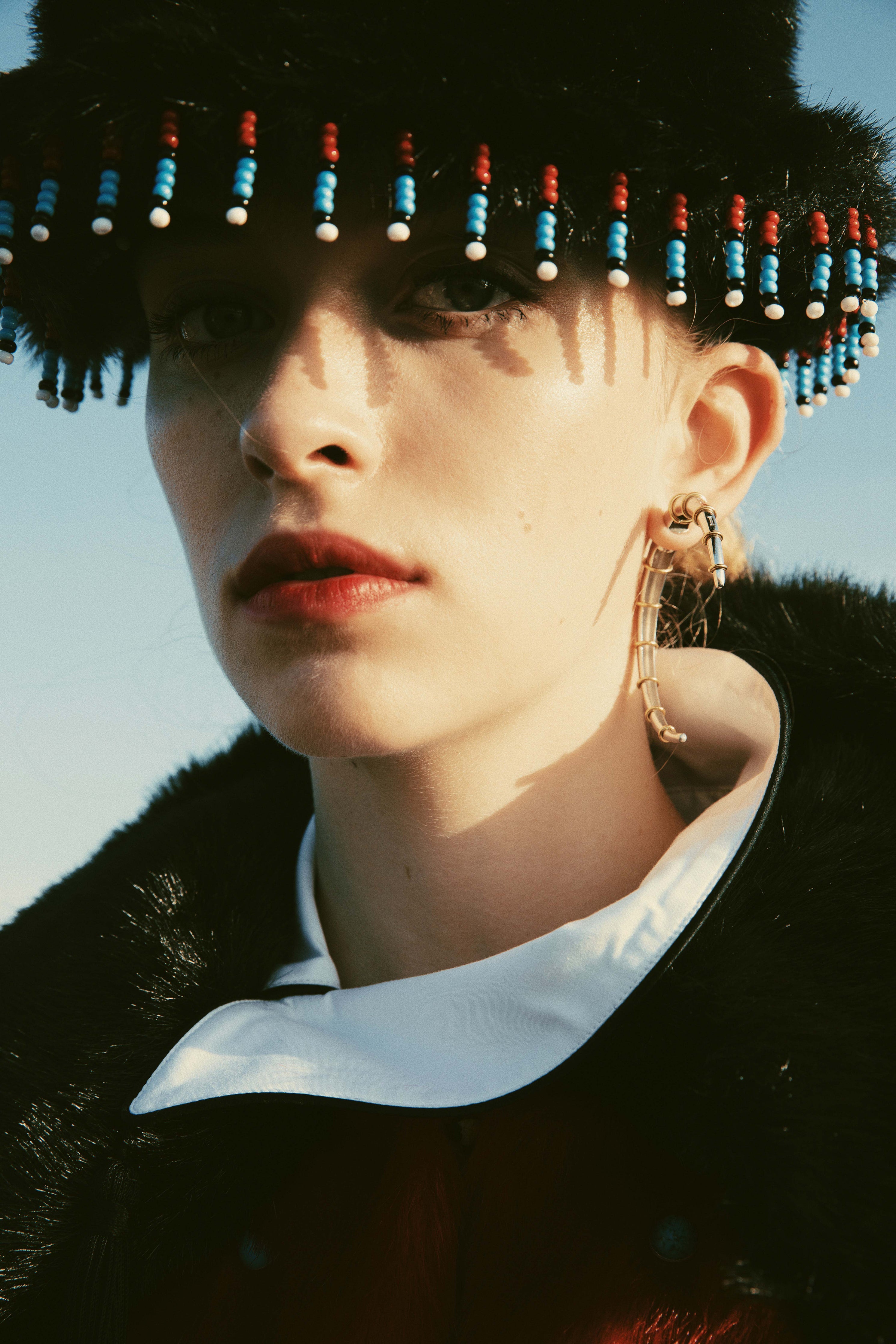 WAYT Dallas Hat Black & Beaded
