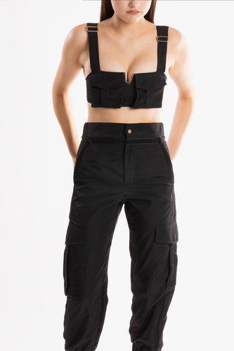 Ramme Raider Pant with animal print fur