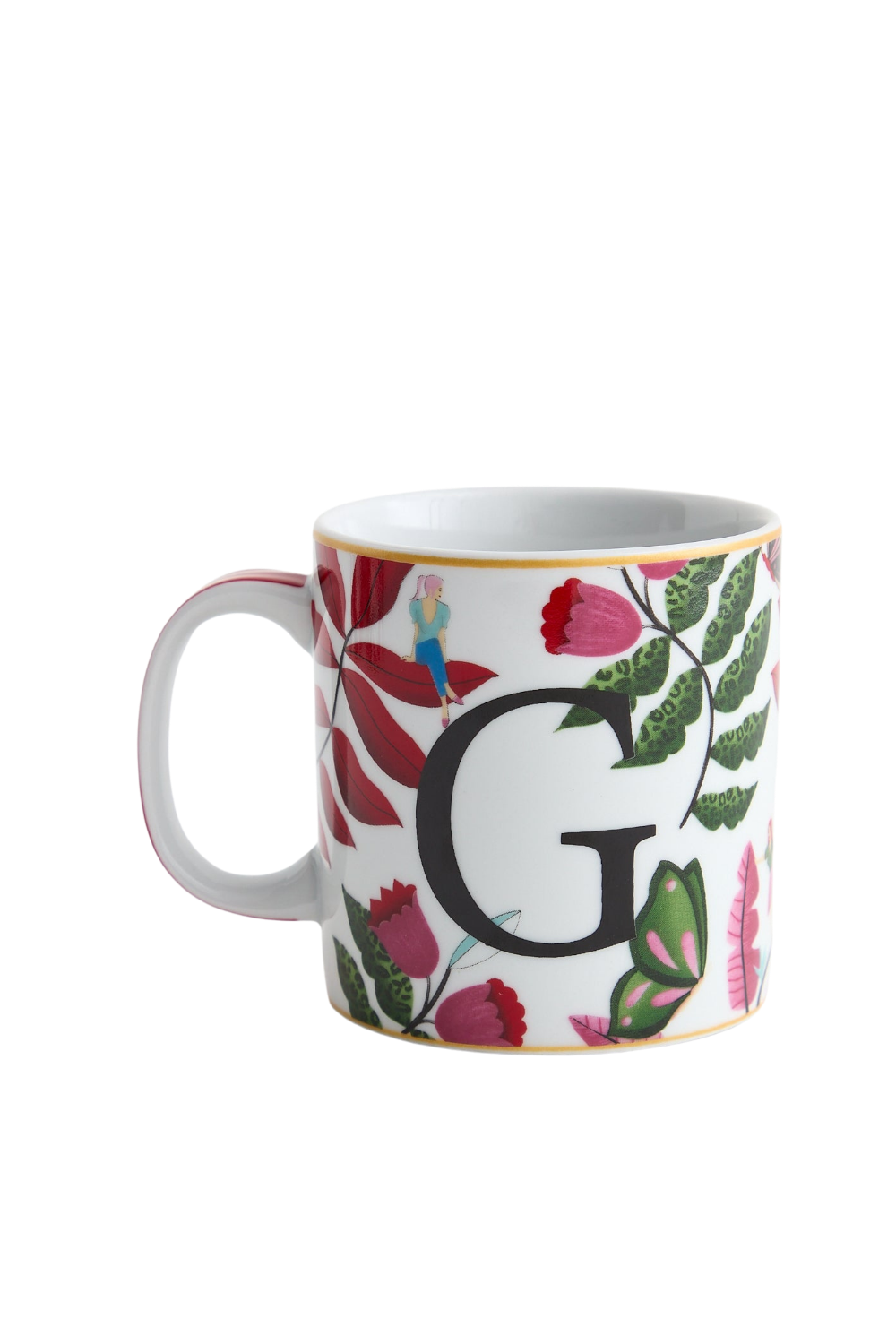 Dellel Deri Letter G Mug