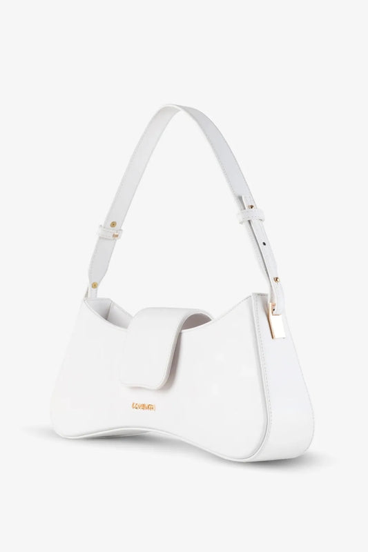 Loventa Adjustable Shoulder Bag Greta (Customizable) White