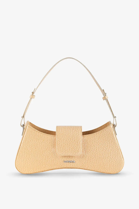 Loventa Adjustable Shoulder Bag Greta (Customizable) Light Yellow