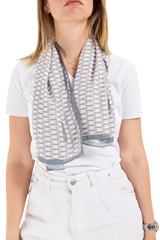 Dellel Deri Gray Freesia Scarf