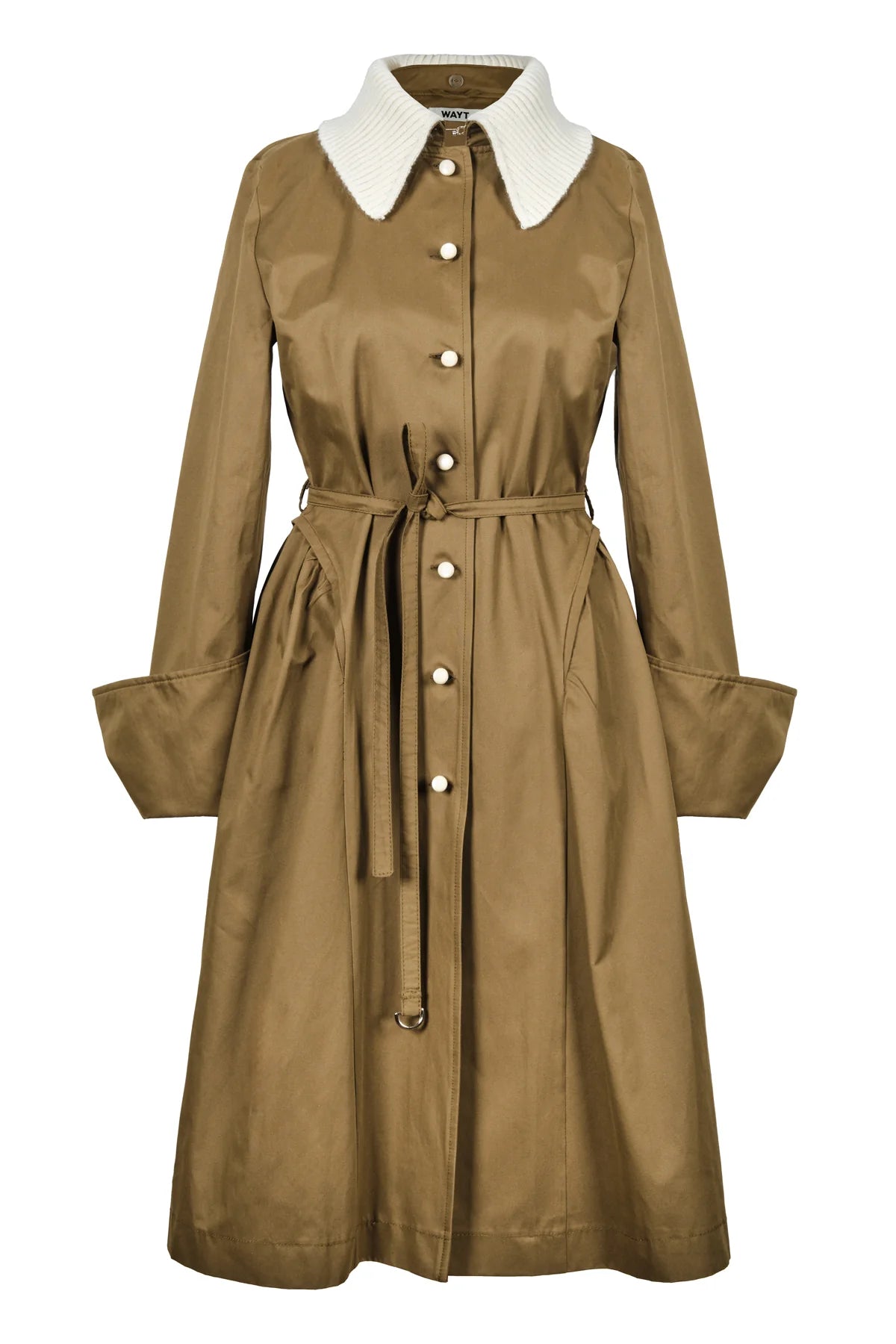 Wayt Grotesque Dreams Khaki Trench Coat