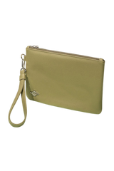 Dellel Deri Khaki Yaya Clutch