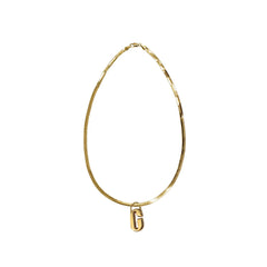 Atelier Galin Herringbone G Charm Necklace