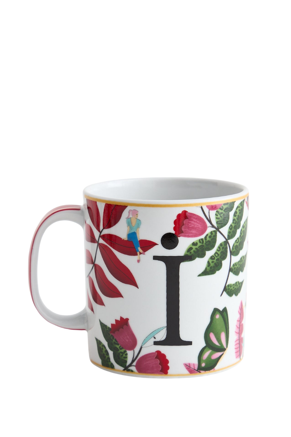 Dellel Deri Letter I Mug