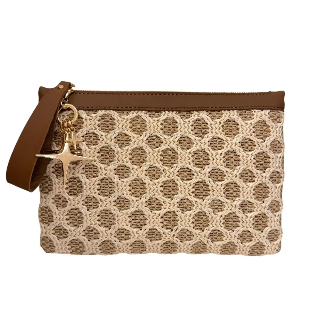 Eynaco EYS001-CREAM SPOTTED WİCKER