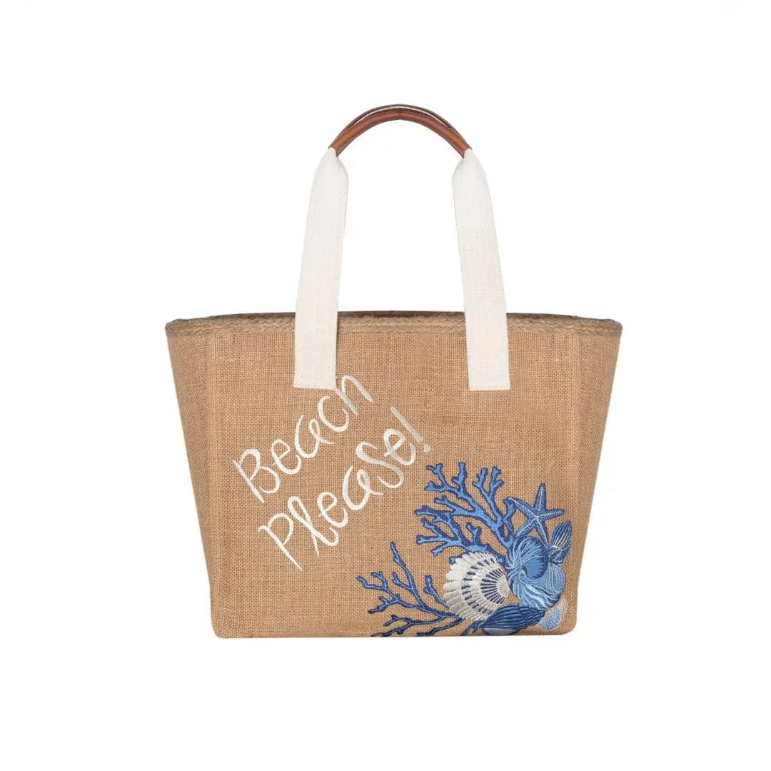 Eynaco EYG106 - BEACH BAG BLEU BLANC