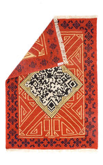 QR Hand Woven Wool Chime Rug