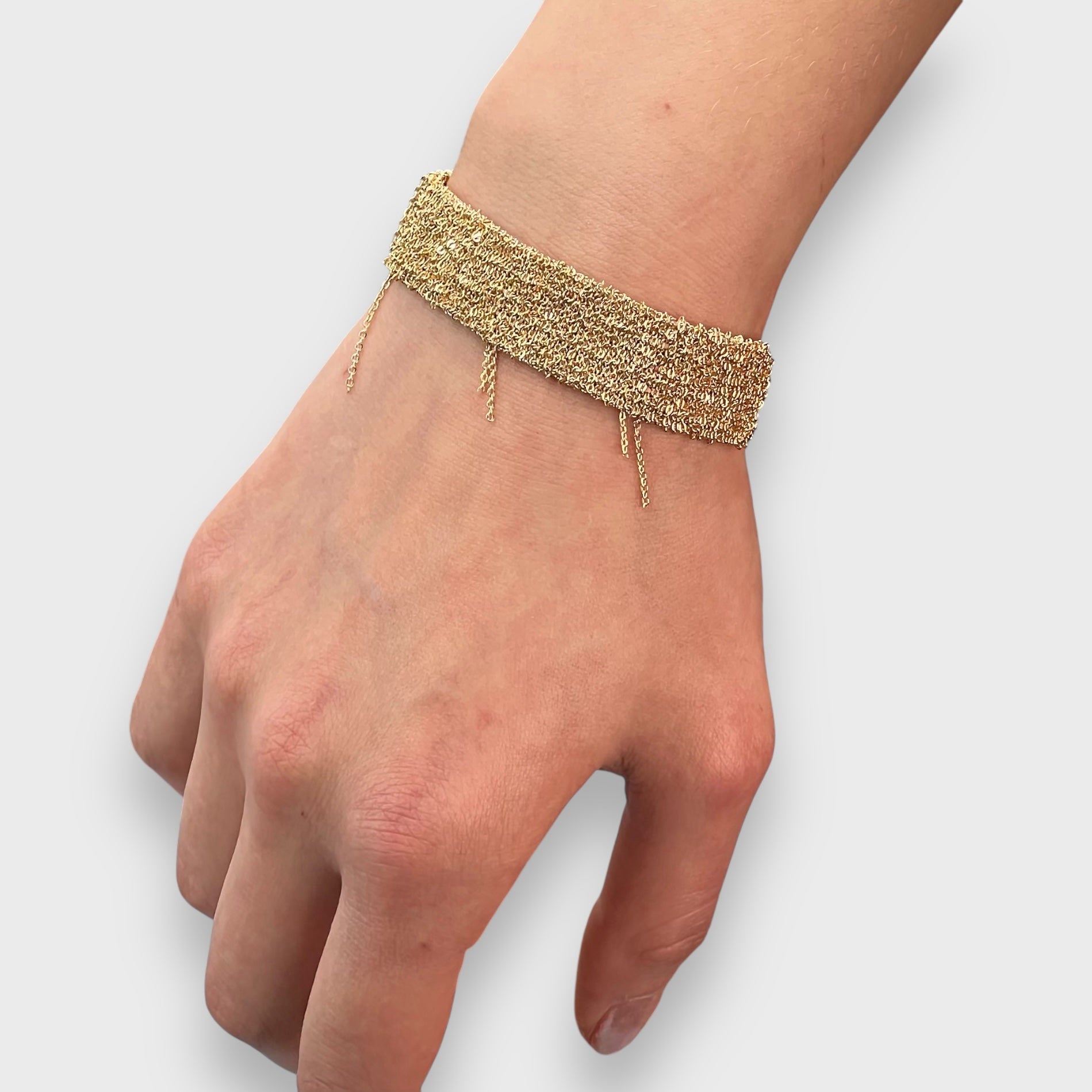 Mey Atelier Woven Gold Woven Bracelet – L