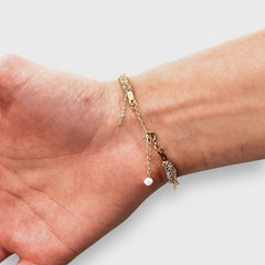 Mey Atelier Woven Gold Woven Bracelet – XS
